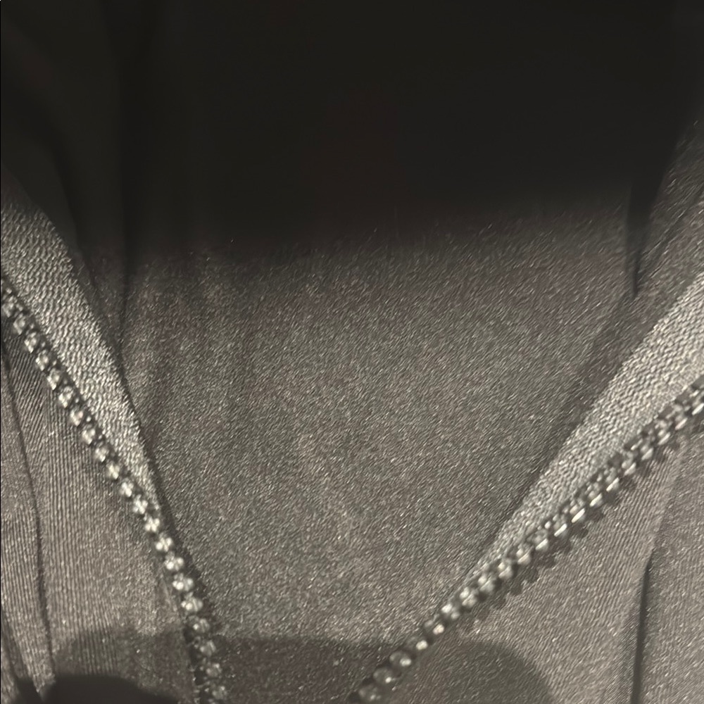 Black Rhinestone Ice Skating Jacket - Picture 4 of 4
